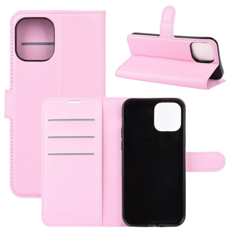 For iPhone 12 Litchi Texture Horizontal Flip Protective Case with Holder & Card Slots & Wallet, For iPhone 12 mini