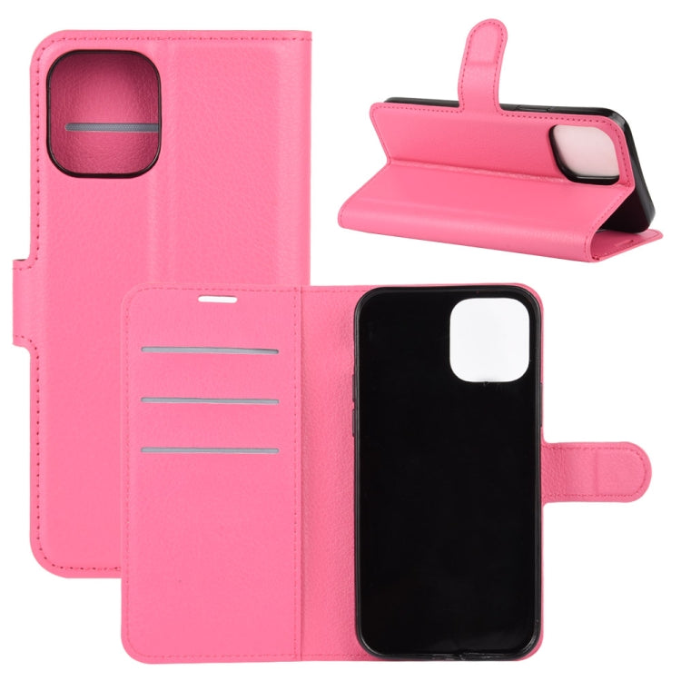 For iPhone 12 Litchi Texture Horizontal Flip Protective Case with Holder & Card Slots & Wallet, For iPhone 12 mini