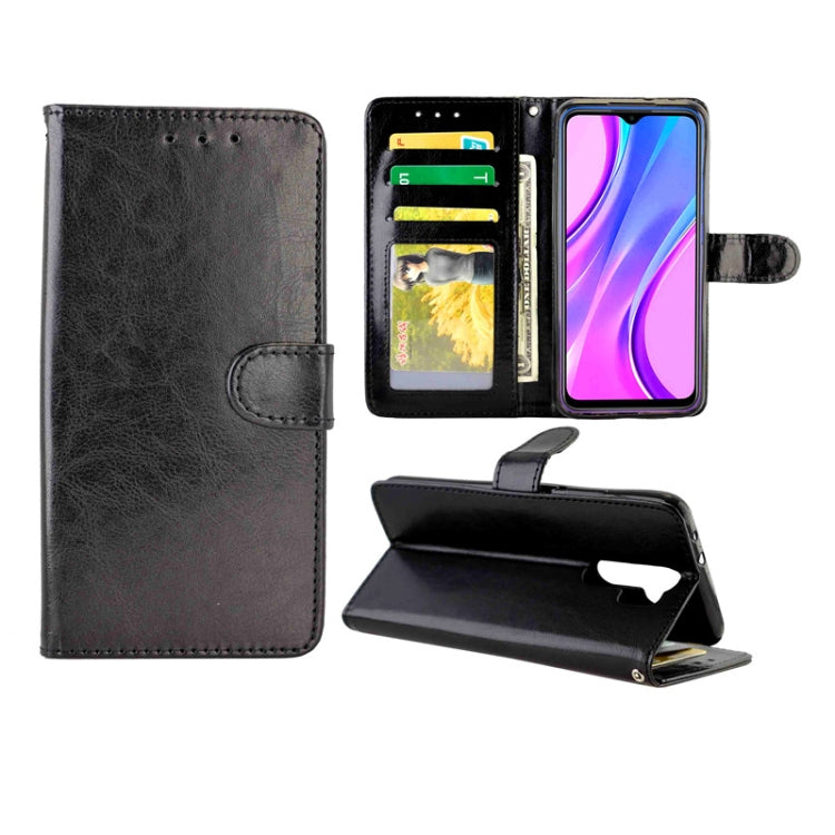 Crazy Horse Texture Leather Horizontal Flip Protective Case with Holder & Card Slots & Wallet & Photo Frame, For Xiaomi Redmi 9, For Xiaomi Redmi 9A, For Xiaomi Redmi 9C, For OPPO Reno4, For Nokia C1