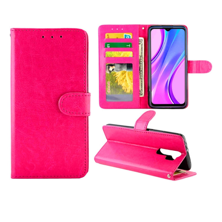 Crazy Horse Texture Leather Horizontal Flip Protective Case with Holder & Card Slots & Wallet & Photo Frame, For Xiaomi Redmi 9, For Xiaomi Redmi 9A, For Xiaomi Redmi 9C, For OPPO Reno4, For Nokia C1