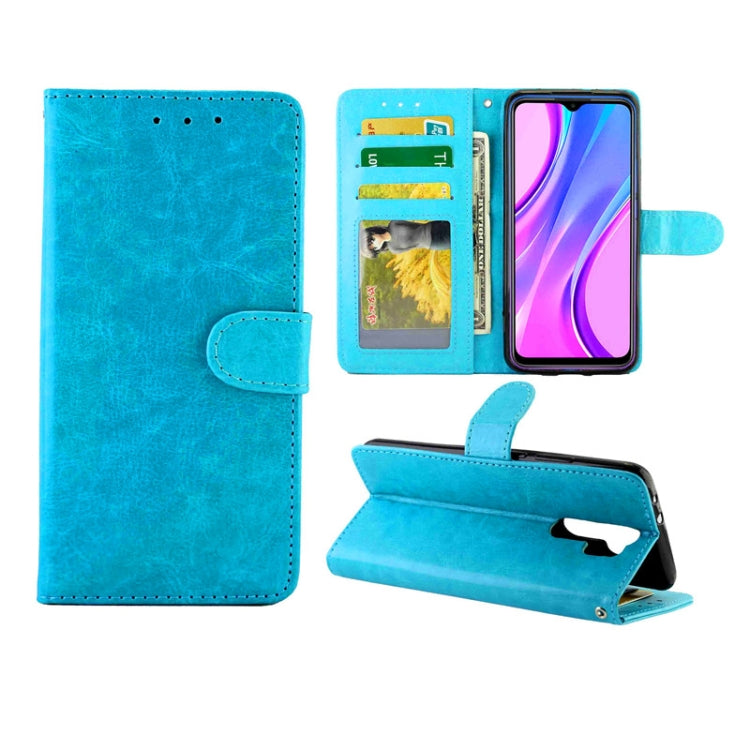 Crazy Horse Texture Leather Horizontal Flip Protective Case with Holder & Card Slots & Wallet & Photo Frame, For Xiaomi Redmi 9, For Xiaomi Redmi 9A, For Xiaomi Redmi 9C, For OPPO Reno4, For Nokia C1