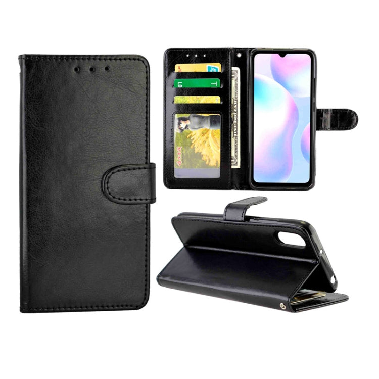 Crazy Horse Texture Leather Horizontal Flip Protective Case with Holder & Card Slots & Wallet & Photo Frame, For Xiaomi Redmi 9, For Xiaomi Redmi 9A, For Xiaomi Redmi 9C, For OPPO Reno4, For Nokia C1