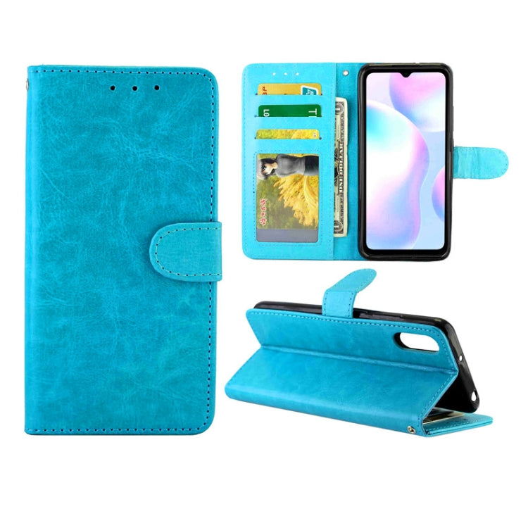 Crazy Horse Texture Leather Horizontal Flip Protective Case with Holder & Card Slots & Wallet & Photo Frame, For Xiaomi Redmi 9, For Xiaomi Redmi 9A, For Xiaomi Redmi 9C, For OPPO Reno4, For Nokia C1