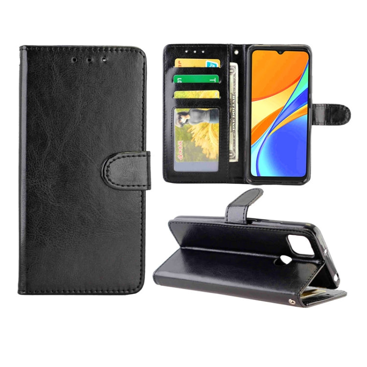 Crazy Horse Texture Leather Horizontal Flip Protective Case with Holder & Card Slots & Wallet & Photo Frame, For Xiaomi Redmi 9, For Xiaomi Redmi 9A, For Xiaomi Redmi 9C, For OPPO Reno4, For Nokia C1