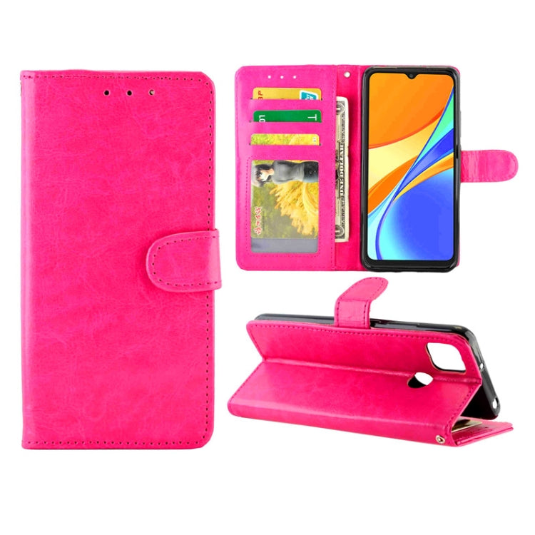 Crazy Horse Texture Leather Horizontal Flip Protective Case with Holder & Card Slots & Wallet & Photo Frame, For Xiaomi Redmi 9, For Xiaomi Redmi 9A, For Xiaomi Redmi 9C, For OPPO Reno4, For Nokia C1