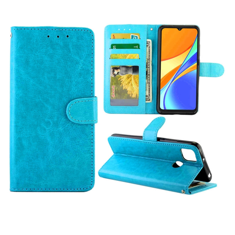 Crazy Horse Texture Leather Horizontal Flip Protective Case with Holder & Card Slots & Wallet & Photo Frame, For Xiaomi Redmi 9, For Xiaomi Redmi 9A, For Xiaomi Redmi 9C, For OPPO Reno4, For Nokia C1