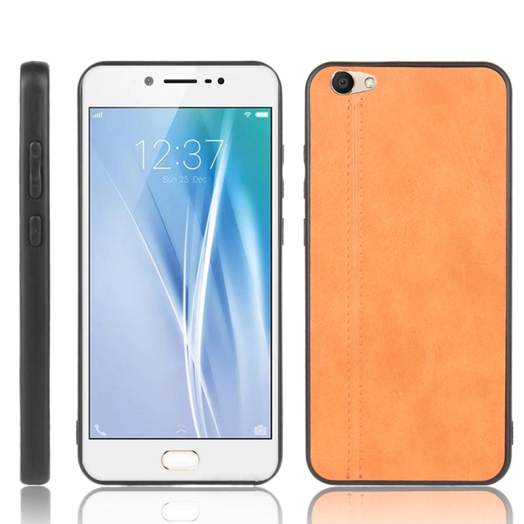 For Vivo V5/Y67 Shockproof Sewing Cow Pattern Skin PC + PU + TPU Case, For Vivo V5/Y67