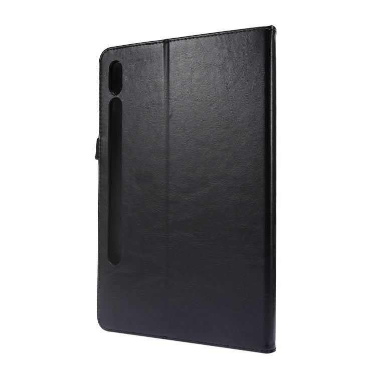2-Folding Business Horizontal Flip PU Leather Case with Card Slots & Holder, For Samsung Galaxy Tab S8 / Galaxy Tab S7 T870