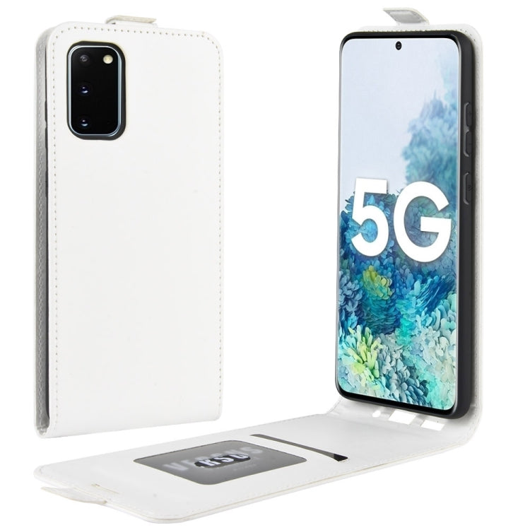For Samsung Galaxy S20 FE 4G/5G R64 Texture Single Vertical Flip Leather Protective Case with Card Slots & Photo Frame, For Galaxy S20 FE