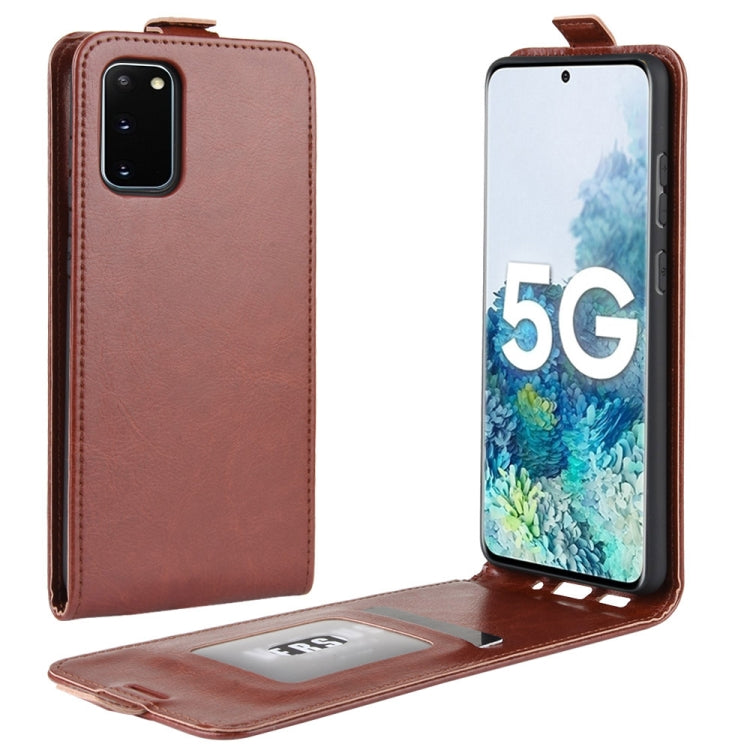 For Samsung Galaxy S20 FE 4G/5G R64 Texture Single Vertical Flip Leather Protective Case with Card Slots & Photo Frame, For Galaxy S20 FE