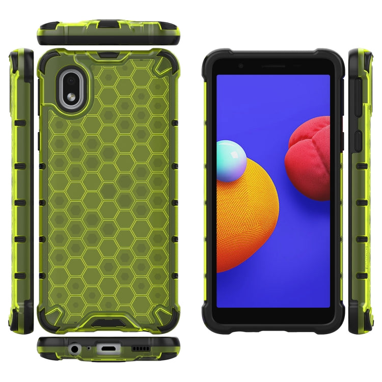 For Samsung Galaxy A01 Core  Shockproof Honeycomb PC + TPU Case, For Galaxy A01 Core