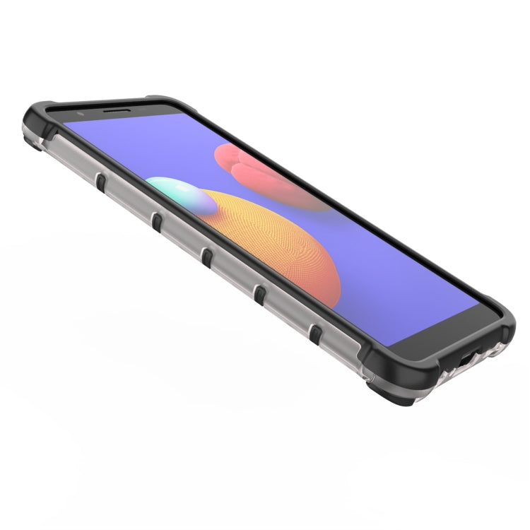 For Samsung Galaxy A01 Core  Shockproof Honeycomb PC + TPU Case, For Galaxy A01 Core