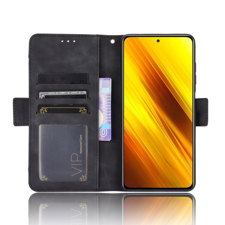 For Xiaomi Poco X3 NFC Wallet Style Skin Feel Calf Pattern Leather Case ，with Separate Card Slot, For Xiaomi Poco X3 NFC