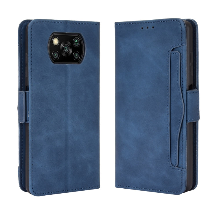 For Xiaomi Poco X3 NFC Wallet Style Skin Feel Calf Pattern Leather Case ，with Separate Card Slot, For Xiaomi Poco X3 NFC
