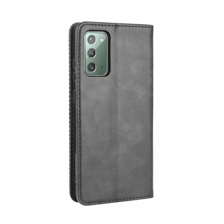 For Samsung Galaxy S20 FE 4G / 5G Magnetic Buckle Retro Crazy Horse Texture Horizontal Flip Leather Case  , with Holder & Card Slots & Photo Frame, For Galaxy S20 FE