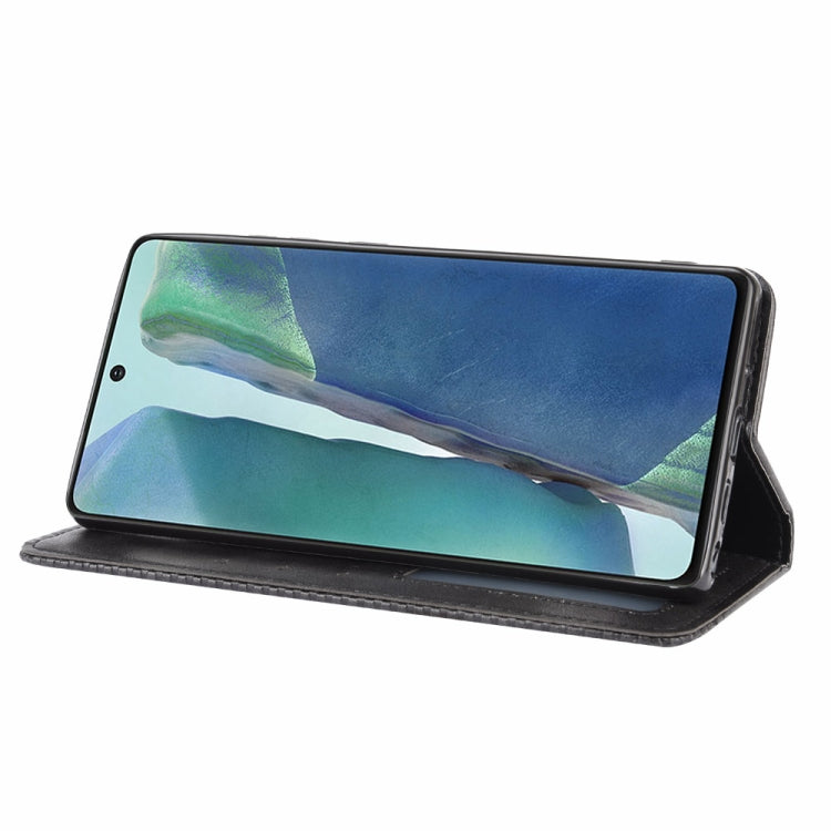 For Samsung Galaxy S20 FE 4G / 5G Magnetic Buckle Retro Crazy Horse Texture Horizontal Flip Leather Case  , with Holder & Card Slots & Photo Frame, For Galaxy S20 FE