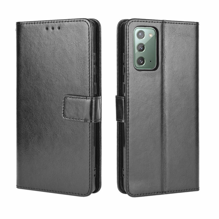 For Samsung Galaxy S20 FE 4G / 5G Retro Crazy Horse Texture Horizontal Flip Leather Case , with Holder & Card Slots & Photo Frame, For Galaxy S20 FE