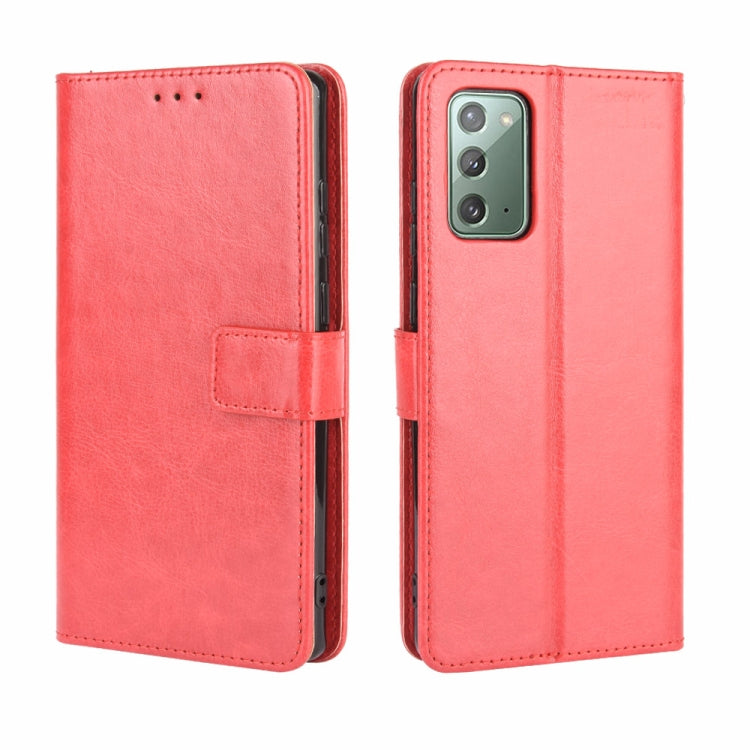 For Samsung Galaxy S20 FE 4G / 5G Retro Crazy Horse Texture Horizontal Flip Leather Case , with Holder & Card Slots & Photo Frame, For Galaxy S20 FE