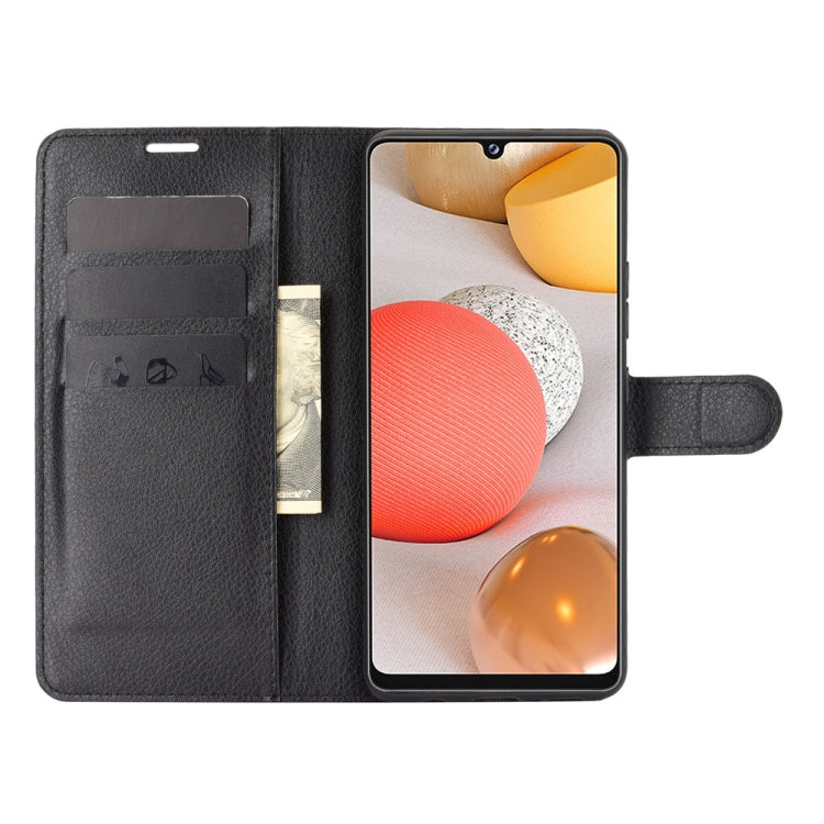 For Samsung Galaxy A42 5G Litchi Texture Horizontal Flip Protective Case with Holder & Card Slots & Wallet, For Galaxy A42 5G