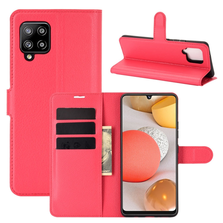 For Samsung Galaxy A42 5G Litchi Texture Horizontal Flip Protective Case with Holder & Card Slots & Wallet, For Galaxy A42 5G