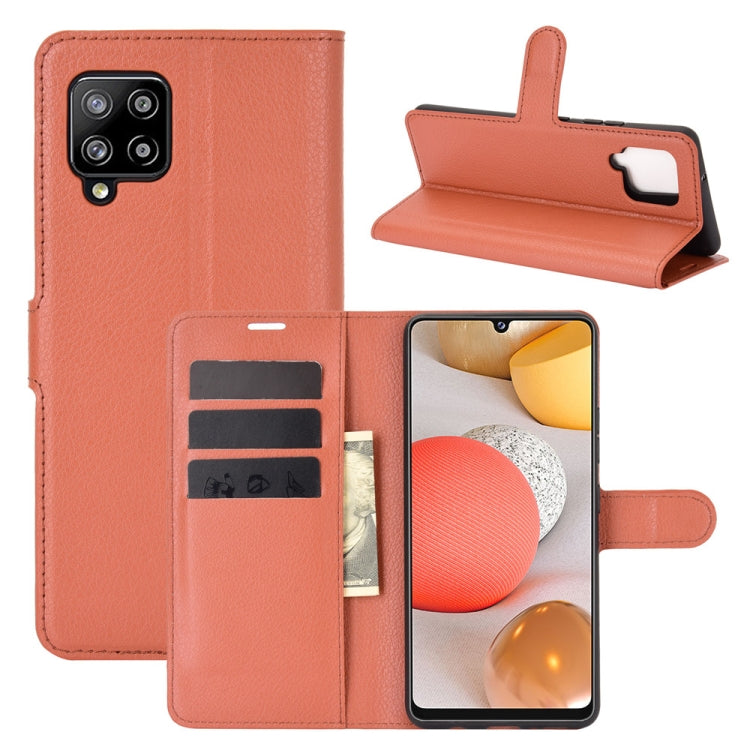 For Samsung Galaxy A42 5G Litchi Texture Horizontal Flip Protective Case with Holder & Card Slots & Wallet, For Galaxy A42 5G