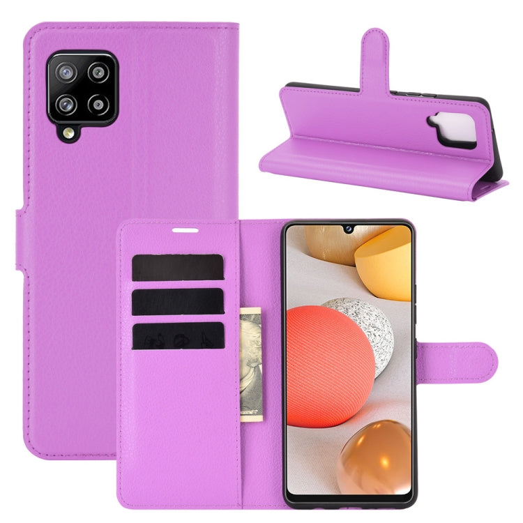 For Samsung Galaxy A42 5G Litchi Texture Horizontal Flip Protective Case with Holder & Card Slots & Wallet, For Galaxy A42 5G