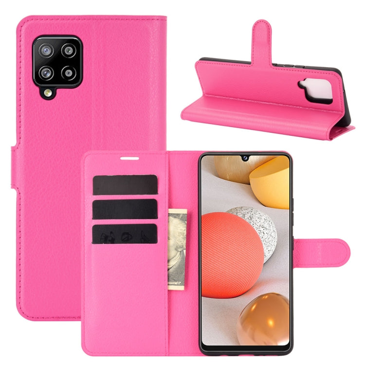 For Samsung Galaxy A42 5G Litchi Texture Horizontal Flip Protective Case with Holder & Card Slots & Wallet, For Galaxy A42 5G