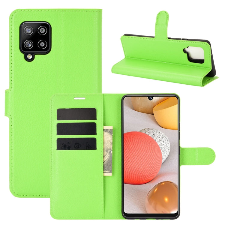 For Samsung Galaxy A42 5G Litchi Texture Horizontal Flip Protective Case with Holder & Card Slots & Wallet, For Galaxy A42 5G