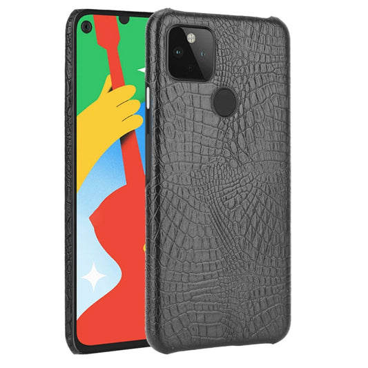 For Google Pixel 4a 5G Shockproof Crocodile Texture PC + PU Case, For Google Pixel 4a 5G
