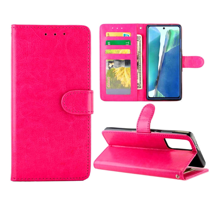 Crazy Horse Texture Leather Horizontal Flip Protective Case with Holder & Card Slots & Wallet & Photo Frame, For Samsung Galaxy M31S, For Samsung Galaxy Note20, For Samsung Samsung Galaxy M31S, For Samsung Galaxy A01 Core