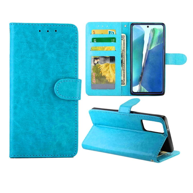 Crazy Horse Texture Leather Horizontal Flip Protective Case with Holder & Card Slots & Wallet & Photo Frame, For Samsung Galaxy M31S, For Samsung Galaxy Note20, For Samsung Samsung Galaxy M31S, For Samsung Galaxy A01 Core