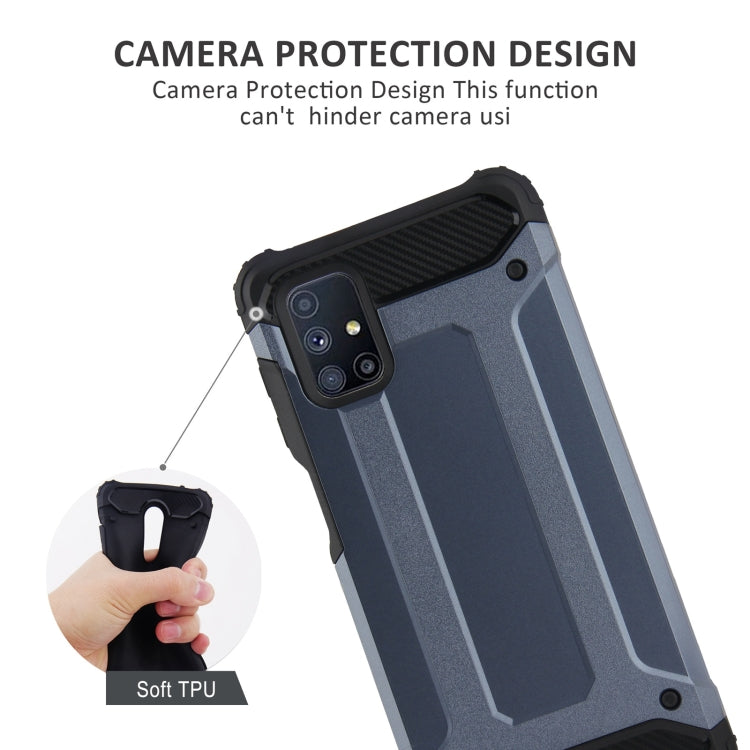 Magic Armor TPU + PC Combination Case, For Samsung Galaxy M51 EU Version, For Galaxy M51 (Side Fingerprint)