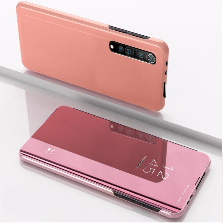 Plated Mirror Horizontal Flip Leather Case with Holder, For Xiaomi Redmi 9, For Xiaomi Redmi 9A, For Xiaomi Redmi 9C, For Xiaomi Mi 10 Ultra, For Xiaomi Poco X3 NFC