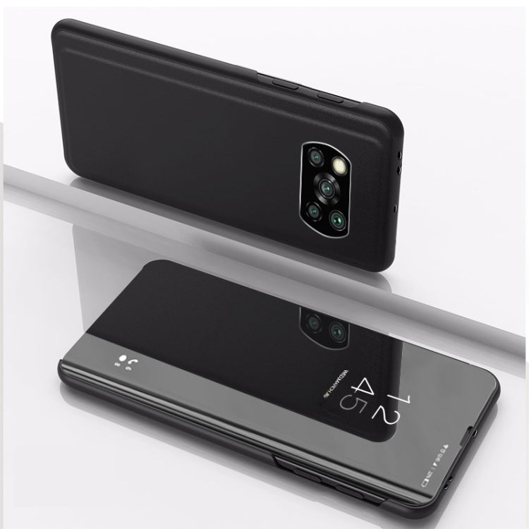 Plated Mirror Horizontal Flip Leather Case with Holder, For Xiaomi Redmi 9, For Xiaomi Redmi 9A, For Xiaomi Redmi 9C, For Xiaomi Mi 10 Ultra, For Xiaomi Poco X3 NFC