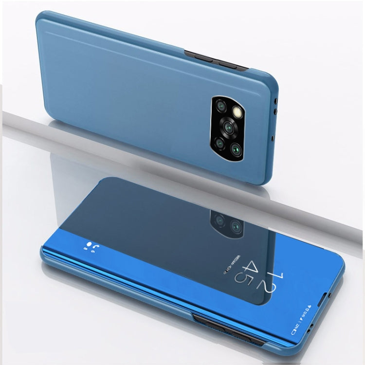 Plated Mirror Horizontal Flip Leather Case with Holder, For Xiaomi Redmi 9, For Xiaomi Redmi 9A, For Xiaomi Redmi 9C, For Xiaomi Mi 10 Ultra, For Xiaomi Poco X3 NFC