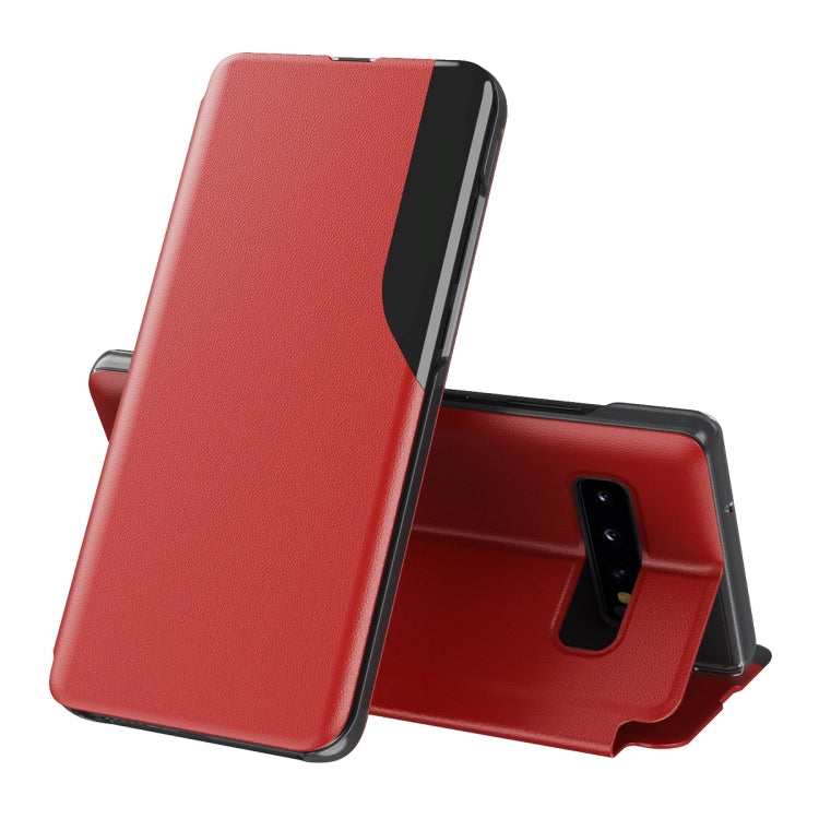 Attraction Flip Holder Leather Phone Case, For Samsung Galaxy Note 10 Plus, For Samsung Galaxy Note 10, For Samsung Galaxy Note 9, For Samsung Galaxy Note 8, For Samsung Galaxy S10, For Samsung Galaxy S10 Plus, For Samsung Galaxy S9                    ...