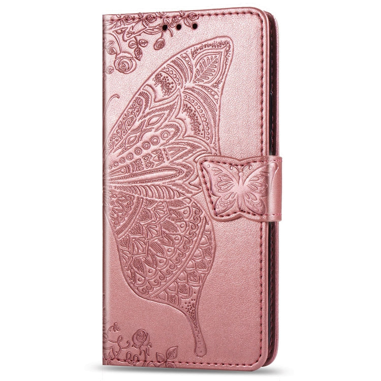 Butterfly Love Flower Embossed Horizontal Flip Leather Case with Bracket / Card Slot / Wallet / Lanyard, For Galaxy S20 FE / S20 Lite, For Xiaomi Poco X3 NFC, For Samsung Galaxy S20 FE, For LG Style3 L-41A