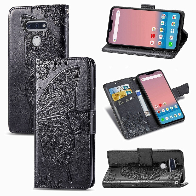 Butterfly Love Flower Embossed Horizontal Flip Leather Case with Bracket / Card Slot / Wallet / Lanyard, For Galaxy S20 FE / S20 Lite, For Xiaomi Poco X3 NFC, For Samsung Galaxy S20 FE, For LG Style3 L-41A