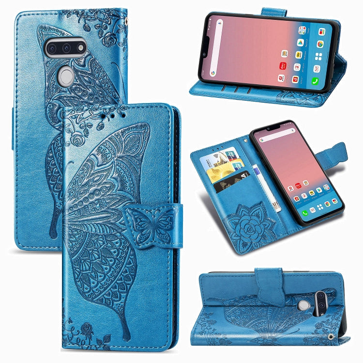 Butterfly Love Flower Embossed Horizontal Flip Leather Case with Bracket / Card Slot / Wallet / Lanyard, For Galaxy S20 FE / S20 Lite, For Xiaomi Poco X3 NFC, For Samsung Galaxy S20 FE, For LG Style3 L-41A