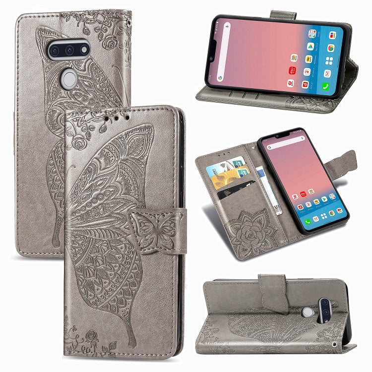 Butterfly Love Flower Embossed Horizontal Flip Leather Case with Bracket / Card Slot / Wallet / Lanyard, For Galaxy S20 FE / S20 Lite, For Xiaomi Poco X3 NFC, For Samsung Galaxy S20 FE, For LG Style3 L-41A