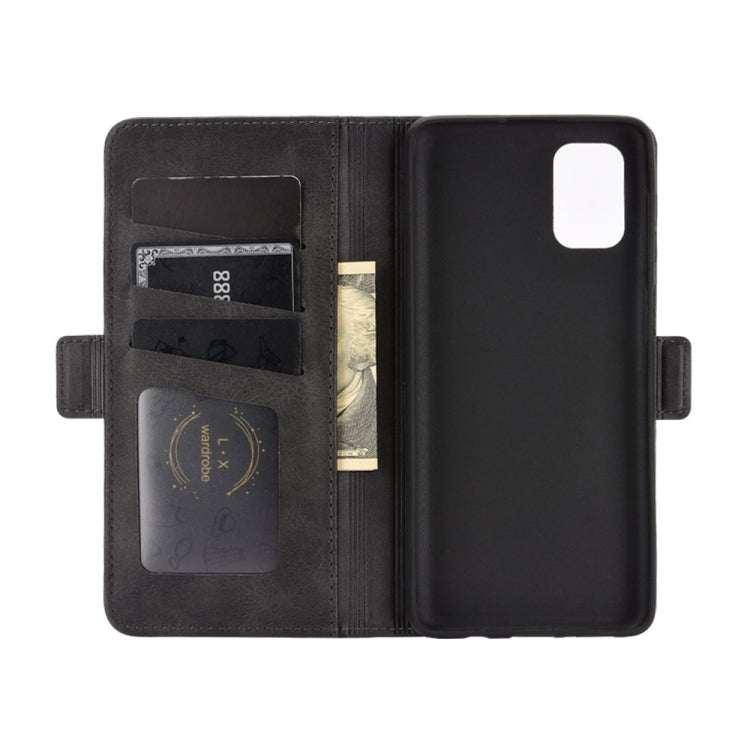 For Samsung Galaxy M51 (Side Fingerprint) Dual-side Magnetic Buckle Horizontal Flip Leather Case with Holder & Card Slots & Wallet, For Galaxy M51
