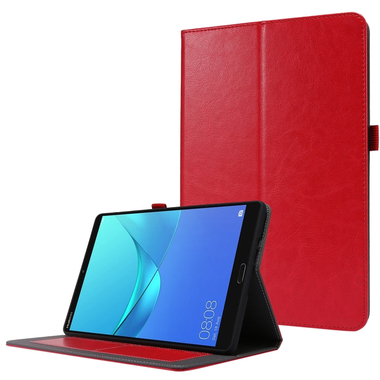 2-Folding Business Horizontal Flip PU Leather Case with Card Slots & Holder, For Huawei MatePad T 10s, For Huawei MatePad T8 8.0