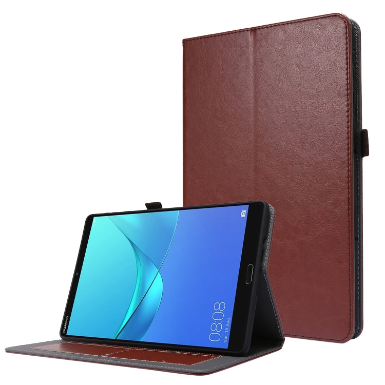 2-Folding Business Horizontal Flip PU Leather Case with Card Slots & Holder, For Huawei MatePad T 10s, For Huawei MatePad T8 8.0