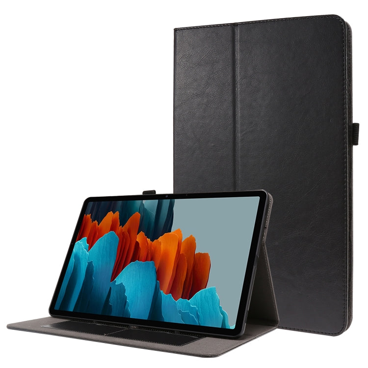 2-Folding Business Horizontal Flip PU Leather Case with Card Slots & Holder, For Samsung Galaxy Tab S8+ / Tab S8 Plus /  Tab S7 FE / Tab S7+ T970/T976B