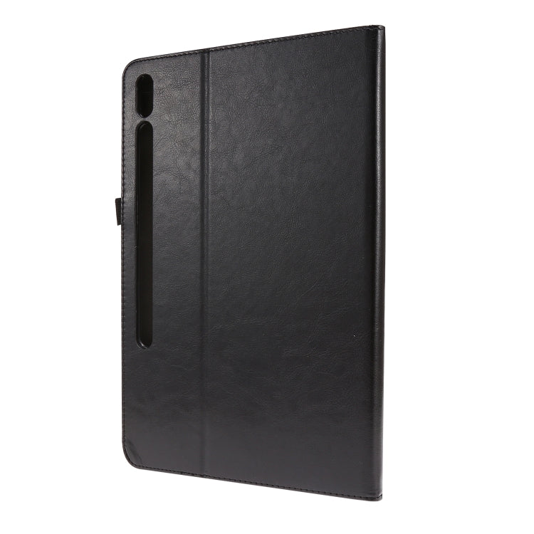 2-Folding Business Horizontal Flip PU Leather Case with Card Slots & Holder, For Samsung Galaxy Tab S8+ / Tab S8 Plus /  Tab S7 FE / Tab S7+ T970/T976B