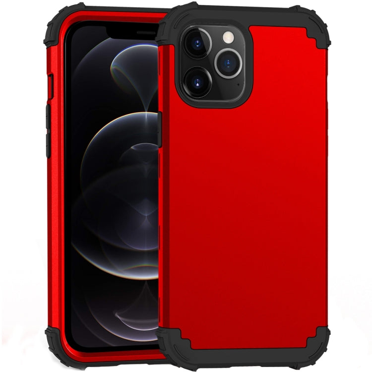 PC+ Silicone Three-piece Anti-drop Mobile Phone Protective Back Cover, For iPhone 12 mini, For iPhone 12 / 12 Pro, For iPhone 12 Pro Max