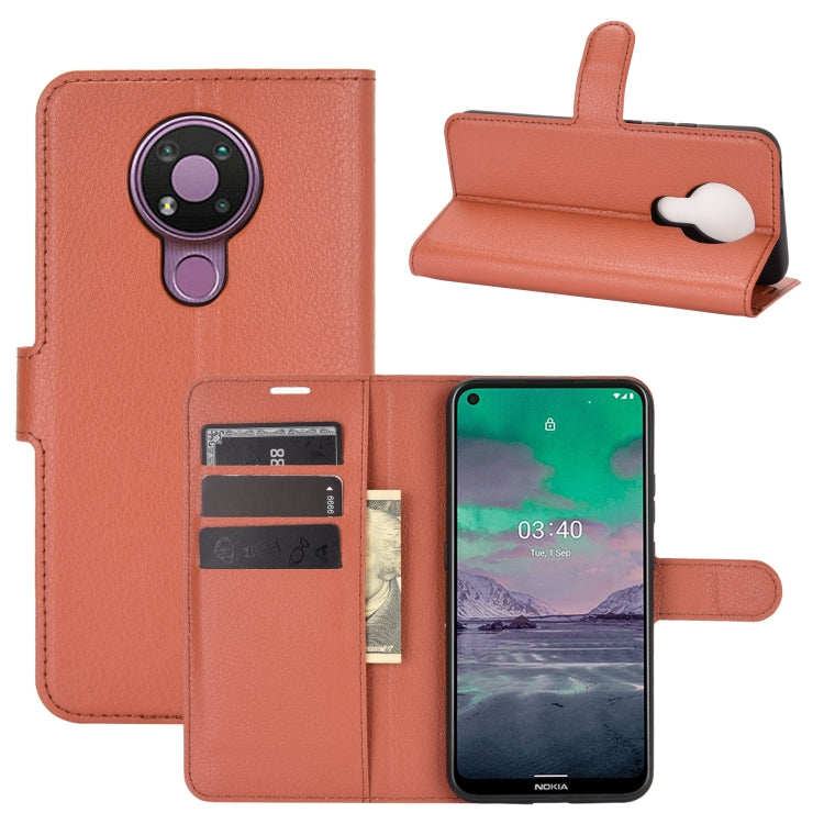 For Nokia 3.4 Litchi Texture Horizontal Flip Protective Case with Holder & Card Slots & Wallet, For Nokia 3.4