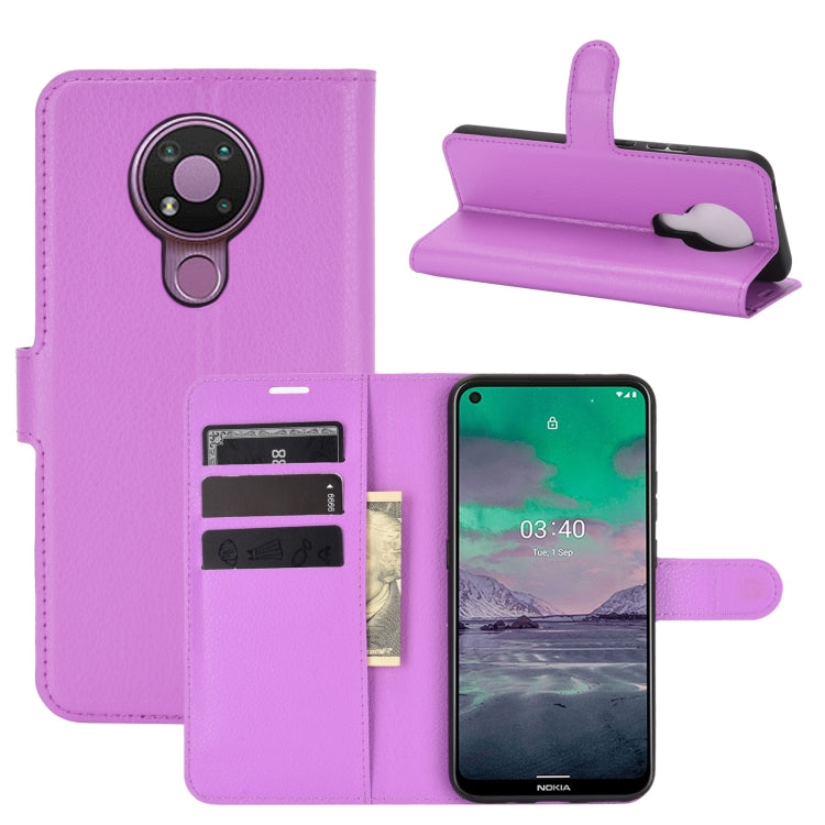 For Nokia 3.4 Litchi Texture Horizontal Flip Protective Case with Holder & Card Slots & Wallet, For Nokia 3.4