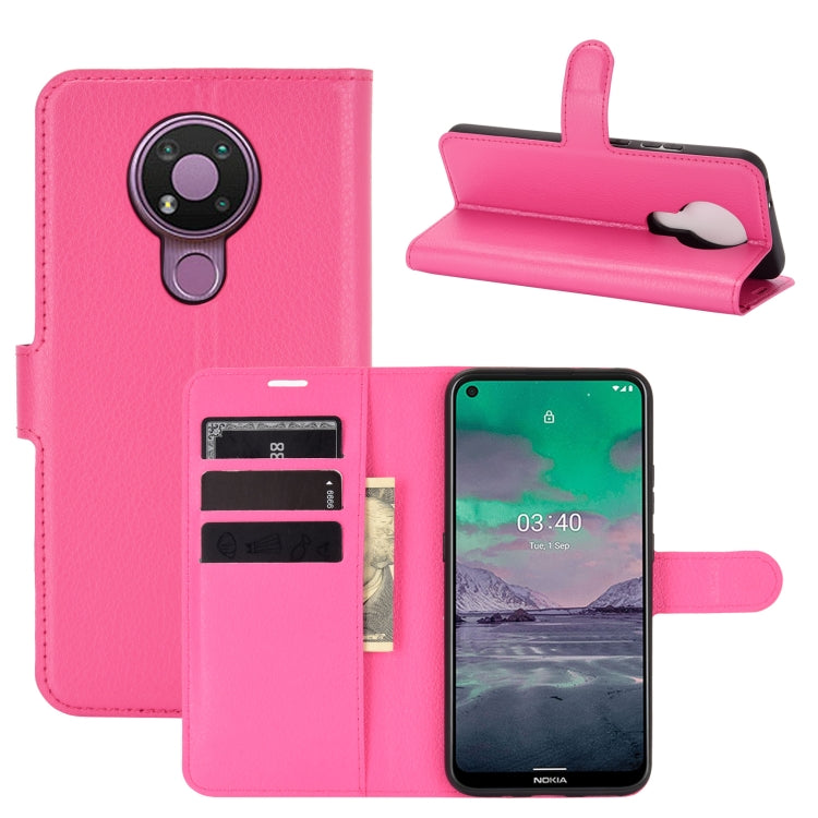 For Nokia 3.4 Litchi Texture Horizontal Flip Protective Case with Holder & Card Slots & Wallet, For Nokia 3.4