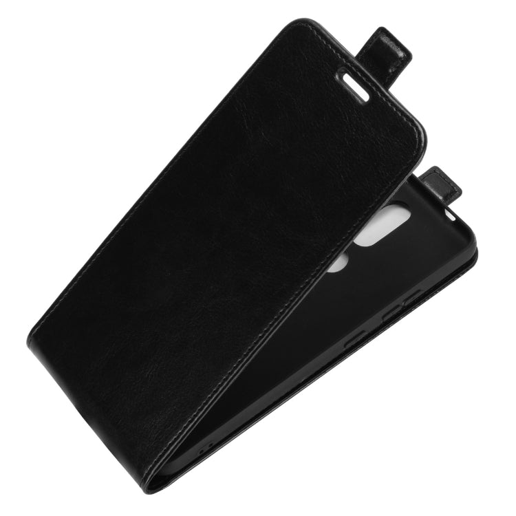 For Nokia 2.4 R64 Texture Single Vertical Flip Leather Protective Case with Card Slots & Photo Frame, For Nokia 2.4